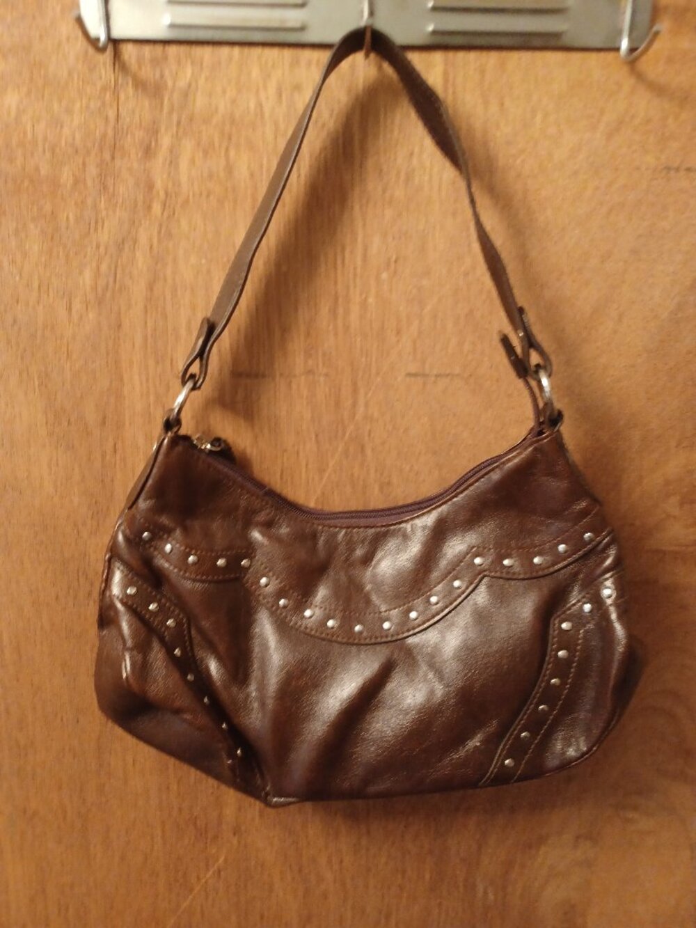 Cookie Shoulder Brown Purse